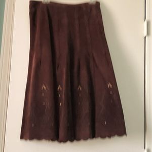Skirt - 100% swede mid calf
